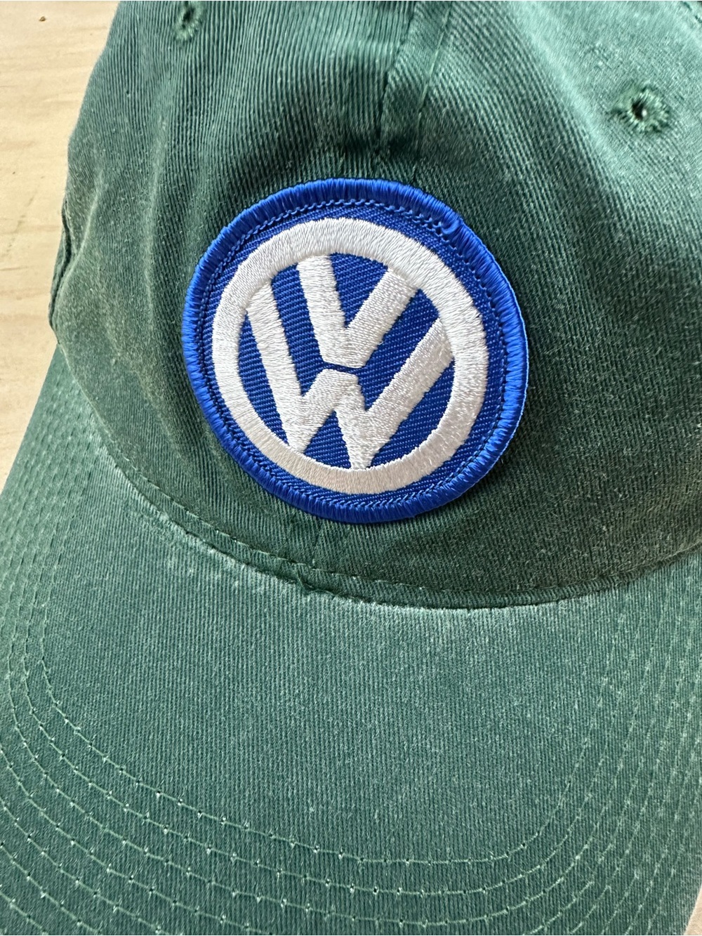 Volkswagen Green Baseball Cap with Blue & White Patch - Picture 5 of 11